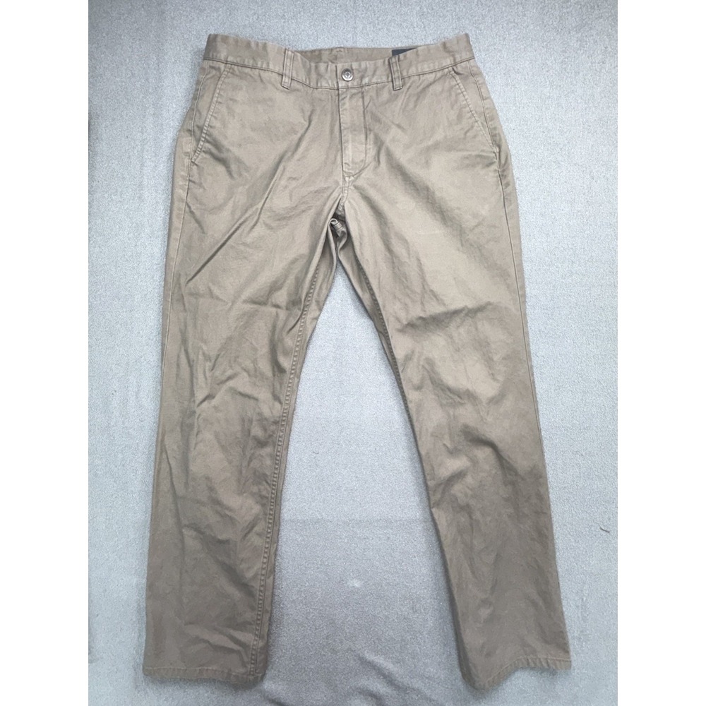 Bonobos Athletic Chino Pants Size 35/32 Beige Cotton Blend